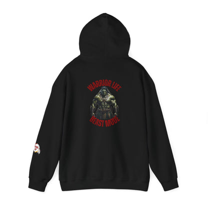 Hooded Sweatshirt - Native Life Beast Mode Design