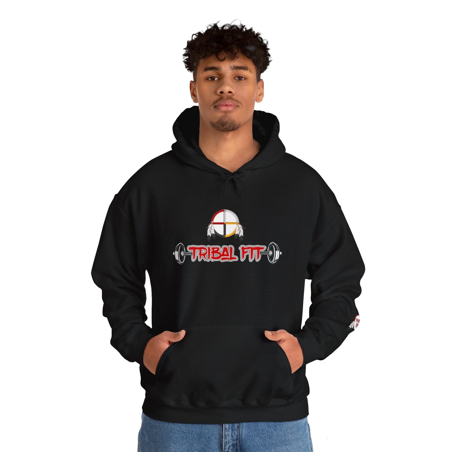 Hooded Sweatshirt - Native Life Beast Mode Design