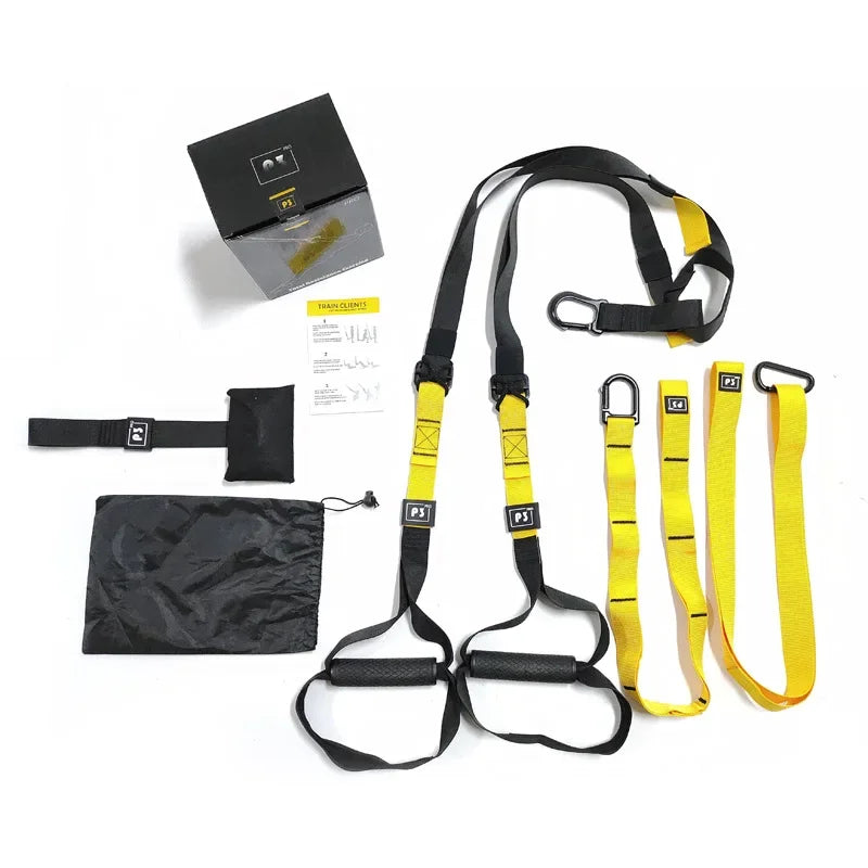 P3-trx Fitness Suspension Training Belt Navy Hanging System Resistance Bands For Exercise Fitness