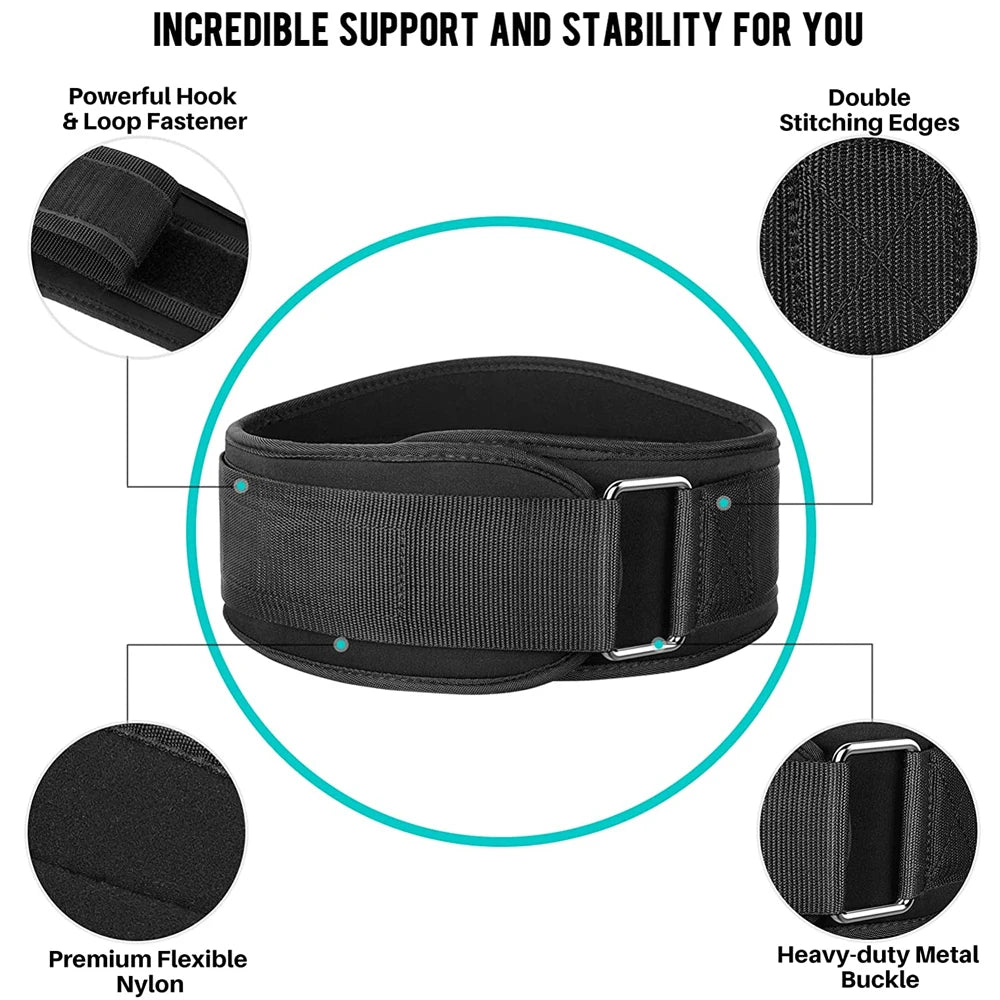 Self-Locking Weight Lifting Belt, Weightlifting Belt for Serious Functional Fitness,Weight Lifting,Lifting Support for Men/Women