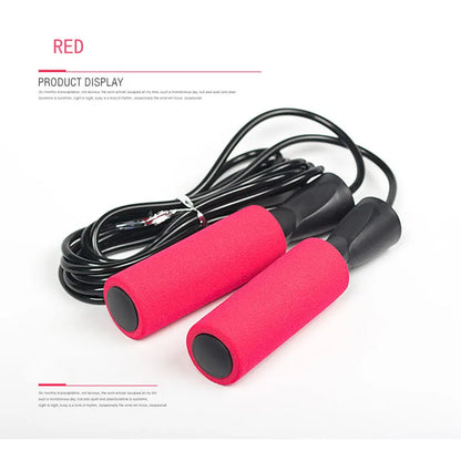 Speed Skipping Rope Sports Unisex Student Fitness Jump Rope Plastic Training Jump Rope Bearing Handle Jump Rope PVC Rope