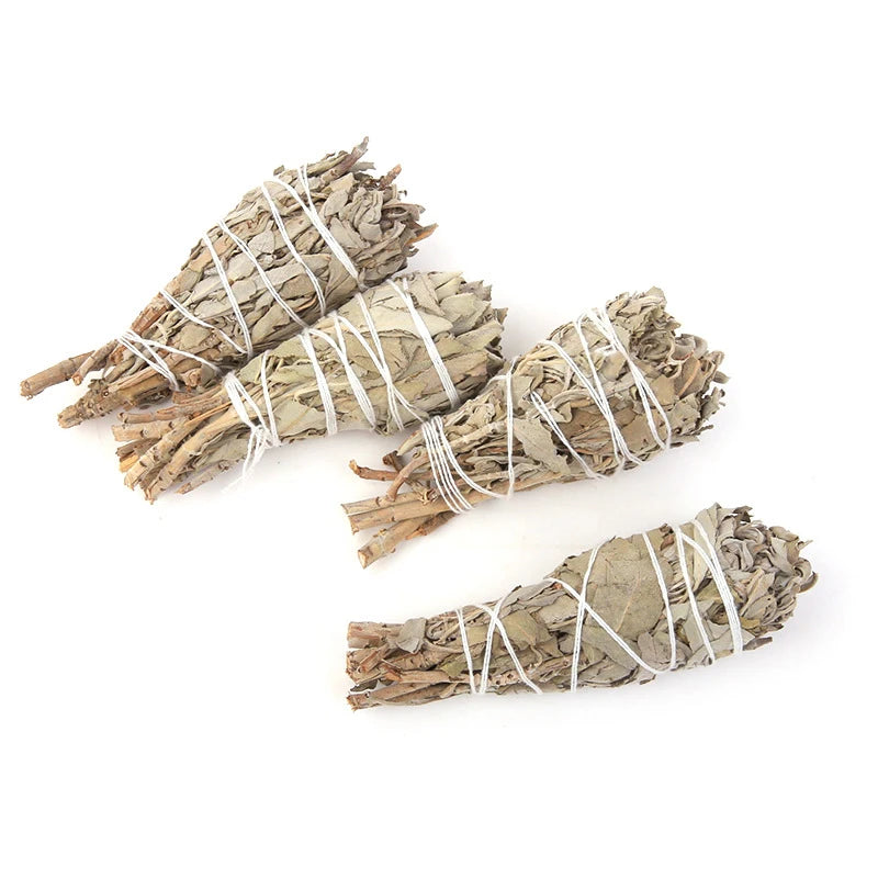 30g White Sage Bundle California Smudge Stick Wand for Spiritual Incense Sticks Burning Aromatherapy Energy Cleansing Bundles