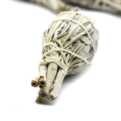 30g White Sage Bundle California Smudge Stick Wand for Spiritual Incense Sticks Burning Aromatherapy Energy Cleansing Bundles