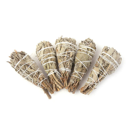 30g White Sage Bundle California Smudge Stick Wand for Spiritual Incense Sticks Burning Aromatherapy Energy Cleansing Bundles