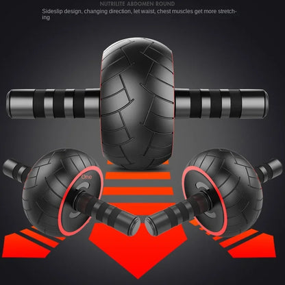 Abdominal Trainer Widened Silent Detachable Ab Wheel