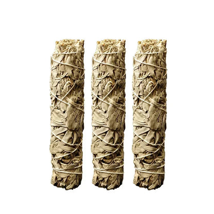 Natural White Sage Bundle California Smudge Stick Wand For Spiritual Incense Sticks Burning Aromatherapy Energy Cleansing Bundle