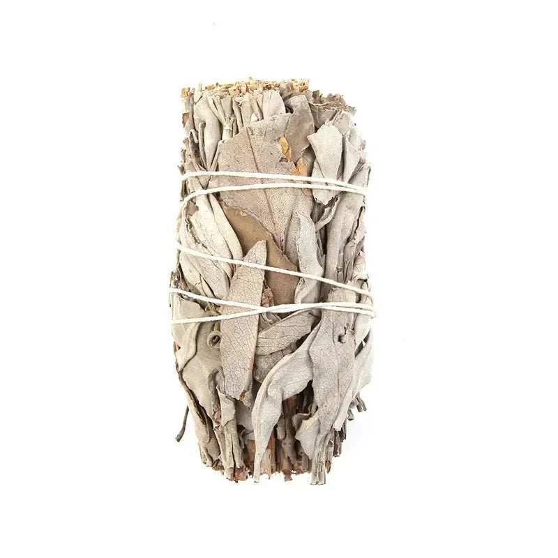 Natural White Sage Bundle California Smudge Stick Wand For Spiritual Incense Sticks Burning Aromatherapy Energy Cleansing Bundle