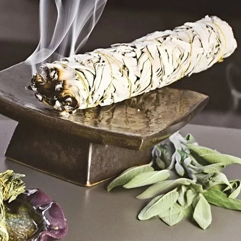 Natural White Sage Bundle California Smudge Stick Wand For Spiritual Incense Sticks Burning Aromatherapy Energy Cleansing Bundle