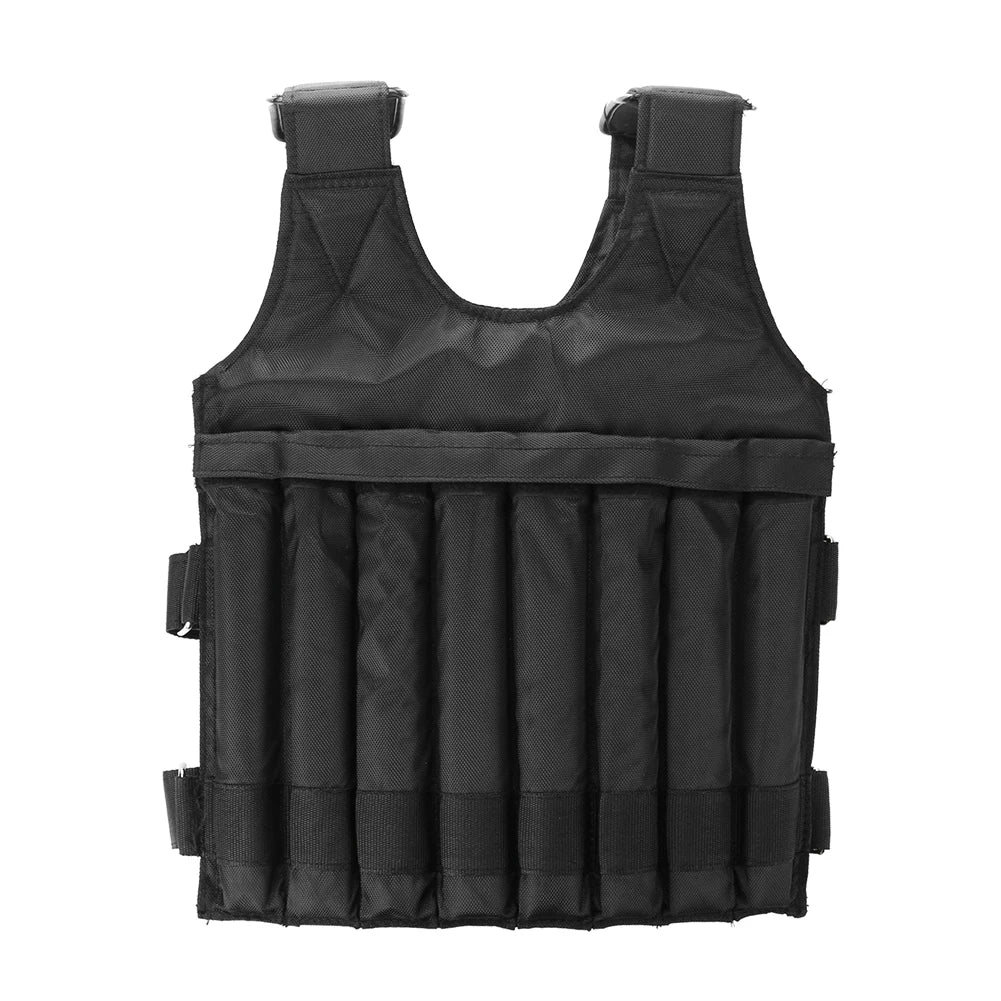 20kg/50kg Sports Loading Weighted Vest For Boxing Training Workout Fitness Equipment Adjustable Waistcoat Jackets Sand Clothing