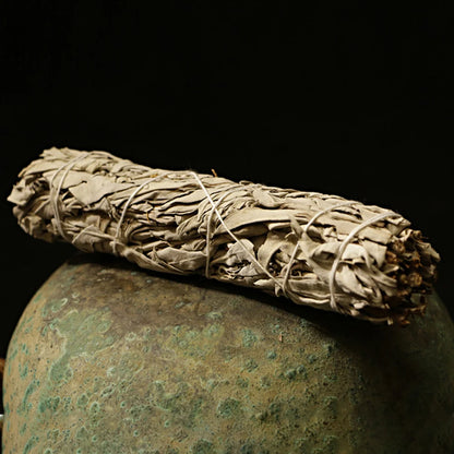 1Pcs Incense White Sage Bundle Smudge Sticks Pure Leaf Smoky Purification Meditation Portable Energy Cleansing Bundles