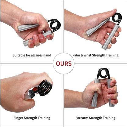 100lb-350lb Hand Grip Arm Trainer Gym Forearm Exerciser